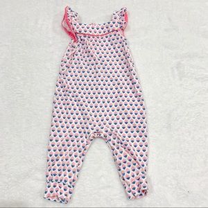 Carter’s 6 month Romper pink and blue floral print